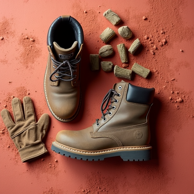 Rugged Logger Boots