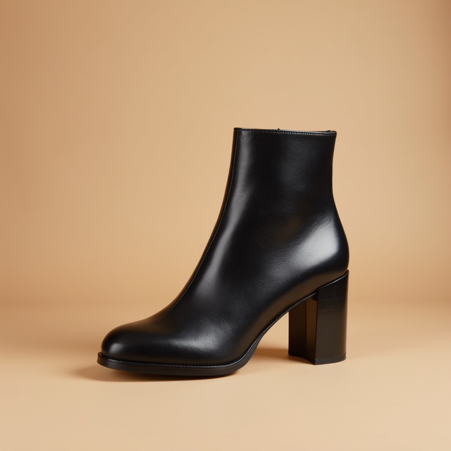 Elegant Leather Dress Boots